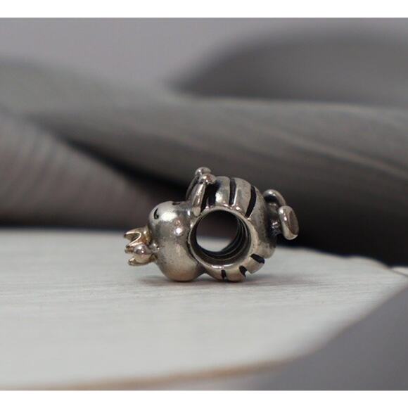 Pandora 14k & Sterling Silver Queen Bee Charm 3.7G / 0.5in - Picture 2 of 6